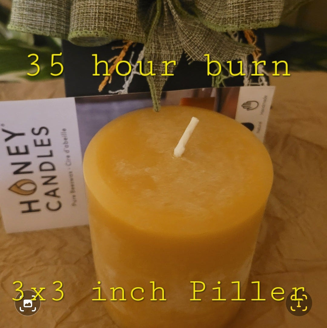 ALL NATURAL BEES WAX CANDLE